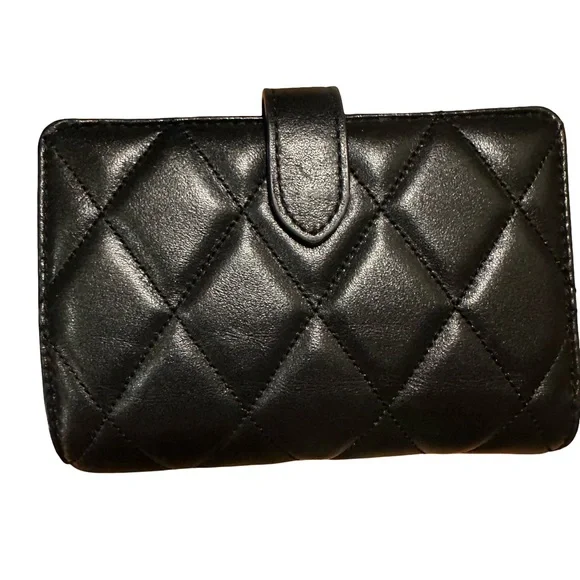 Kate Spade Black Quilted Wallet - Picture 2 of 6